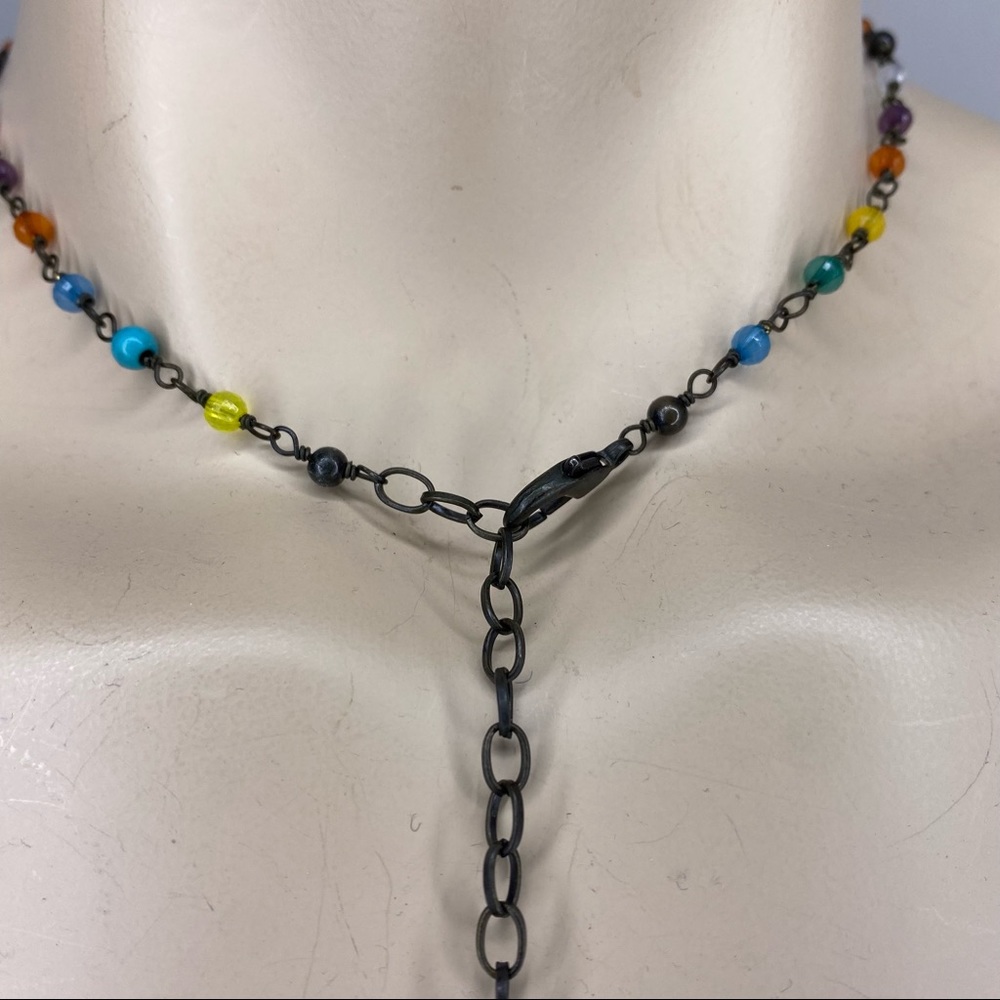 Plunder Bead Bird Necklace - Picture 5 of 7
